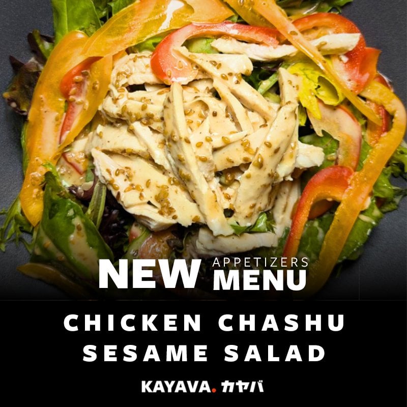 CHICKEN CHASHU SESAME SALAD